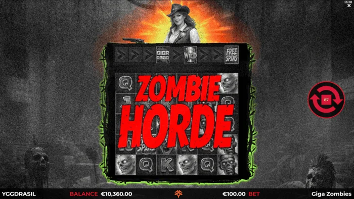 Giga Zombies - gerombolan zombie di gulungan